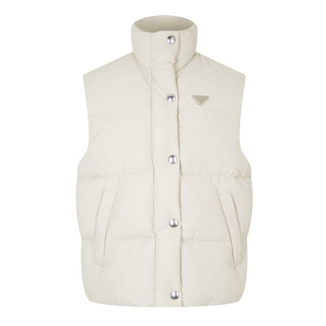 prada down vest women's